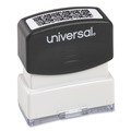  | Universal UNV10136 Pre-Inked 1.69 in. x 0.56 in. Obscures Area Security Stamp - Black image number 0