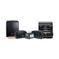  | Morcon Paper VT1003 Valay 9.75 in. x 15.87 in. x 5.25 in. Two Rolls Mini Jumbo Bath Tissue Dispenser - Black image number 3