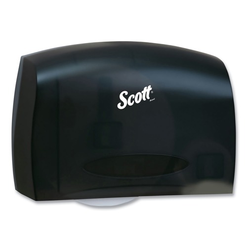 Paper Towels and Napkins | Scott 09602 Essential Coreless Jumbo Roll 14.25 in. x 6 in. x 9.75 in. Tissue Dispenser for Business - Black image number 0