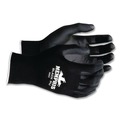 Bulk Savings Pricing 3 | MCR Safety 9669L Economy PU Coated Work Gloves - Large Black (1-Dozen) image number 1