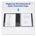 Office Jansan | Avery 17295 11 in. x 8.5 in. 1 in. Capacity 3-Rings Durable View Binder with DuraHinge and Slant Rings - Aqua image number 8