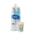  | Dixie 5342COMBO600 PerfecTouch 12 oz. Paper Hot Cups and Lids Combo - Multicolor (50/Pack) image number 0