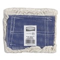 Mops | Rubbermaid Commercial FGD25406WH00 Super Stitch Blend 32 oz. Cotton/Synthetic Wet Mop Head - White (6/Carton) image number 2