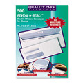  | Quality Park QUA67539 3.63 in. x 8.63 in. #8 5/8 Commercial Flap Self-Adhesive Closure Reveal-N-Seal Envelope - White (500/Box) image number 3