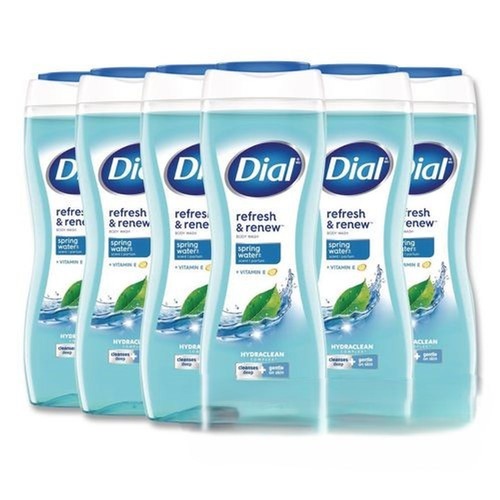 Hand Soaps | Dial 17000 02653 16 oz. Body Wash - Spring Water Scent (6/Carton) image number 0