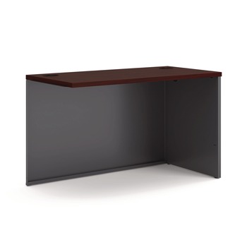 HON 38000 Series 48 in. x 24 in. x 29.5 in. Right Return Shell - Mahogany/Charcoal