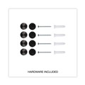  | Universal UNV43233 48 in. x 36 in. Frameless Glass Marker Board - White Surface image number 7