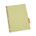  | Universal UNV20860 Deluxe Extended Insertable Tab Indexes with 5 Assorted Tabs - Buff (24/Box) image number 0