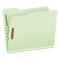 File Folders | Pendaflex 17182EE 1/3-Cut Tabs 3 in. Expansion 2 Fasteners Letter Size Heavy-Duty Pressboard Folders with Embossed Fasteners - Green (25/Box) image number 0