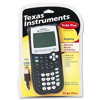 Texas Instruments TI-84Plus 10-Digit LCD Programmable Graphing Calculator