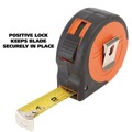 Tape Measures | Great Neck 95010 ExtraMark 1 in. x 35 ft. Steel Tape Measure - Orange/Black image number 4