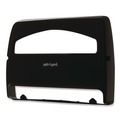 Paper & Dispensers | Georgia Pacific Professional 57748 Safe-T-Gard 16.38 in. x 2.5 in. x 11.75 in. Half-Fold Toilet Seat Cover Dispenser - Black image number 1