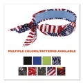Cooling Gear | Ergodyne 12561 Chill-Its 6700CT One Size Fits Most Cooling Bandana PVA Tie Headband - Stars and Stripes image number 4