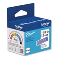 Labels | Brother P-Touch BTAGF35 0.47 in. x 13.1 ft. Genuine P-Touch BTAG Label Tapes - White on Purple image number 1