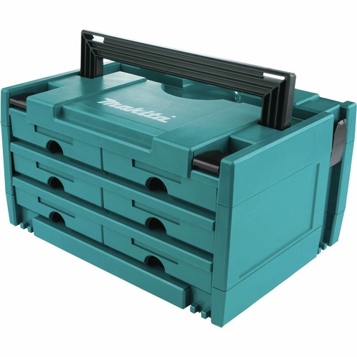 Storage Systems | Makita P-84333 MAKPAC 6 Drawers 8-1/2 in. x 15-1/2 in. x 11-5/8 in. Interlocking Case image number 0