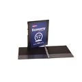 Office Jansan | Avery 05705 3 Round Rings 0.5 in. Capacity 11 in. x 8.5 in. Economy View Binder - Black image number 1