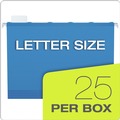 Office Jansan | Pendaflex 42592 Ready-Tab 1/5-Cut Tabs Colored Reinforced Hanging Letter Folders - Assorted File Folder Colors (25/Box) image number 4