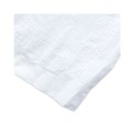 Linen and Table Accessories | Tatco 31108 54 in. x 108 in. Embossed Paper with Plastic Liner Paper Table Cover - White (20/Carton) image number 2