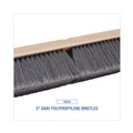 Cleaning & Janitorial Supplies | Boardwalk BWK20436 3 in. Gray Flagged Polypropylene Bristles 36 in. Brush Floor Brush Head image number 4