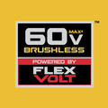 Handheld Blowers | Dewalt DCBL772X1 60V MAX FLEXVOLT Brushless Lithium-Ion Cordless Handheld Axial Blower Kit (3 Ah) image number 17