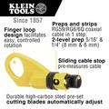 Electronics | Klein Tools VDV011-852 3-Piece Coax Cable Installation Kit with Hip Pouch image number 2