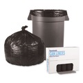 Trash Bags | Boardwalk H6639MKKR01 33 in. x 39 in. 33 gal. 0.5 mil Low-Density Waste Can Liners - Black (200/Carton) image number 1