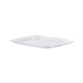 Labor Day Sale! Save $30 off $199! | Dart C32DLR ClearPac 6.5 in. x 7.5 in. Flat Plastic Container Lids - Clear (504/Carton) image number 1