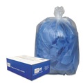 Trash Bags | Classic Clear WEBBC24 10 Gallon 0.6 mil 24 in. x 23 in. Linear Low-Density Can Liners Clear (500/Carton) image number 0