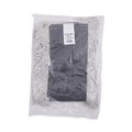 Mops | Boardwalk BWK1636 36 in. x 5 in. Disposable Cotton/Synthetic Dust Mop Head With Sewn Center Fringe - White image number 1