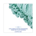 Bulk Savings Pricing 3 | Boardwalk BWK1200XL EcoMop Looped-End Recycled Fibers Mop Head - Green, Large image number 4