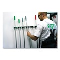 Office Furniture & Lighting | Unger HO350 14 in. x 3.15 in. x 2.17 in. Hang Up Cleaning Holder - Silver/Green image number 3