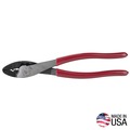 Crimpers | Klein Tools 1005 Crimping and Cutting Tool for Connectors - Red image number 1