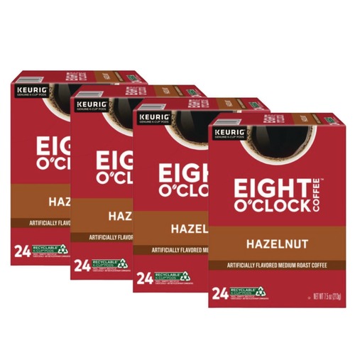 Food Service | Eight O'Clock 5000359069 Coffee K-Cups - Hazelnut (96/Carton) image number 0