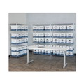 Office Jansan | Bankers Box 0078907 12.75 in. x 16.5 in. x 10.5 in. STOR/FILE Medium-Duty Letter/Legal Storage Boxes - White/Blue (4/Carton) image number 4
