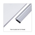 Office Jansan | Universal UNV44618 24 in. x 18 in. Deluxe Melamine Dry Erase Board - White Surface, Aluminum Frame image number 4