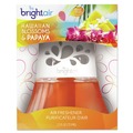 Cleaning & Janitorial Supplies | BRIGHT Air BRI 900021 2.5 oz. Scented Oil Air Freshener - Hawaiian Blossoms and Papaya, Orange (6/Carton) image number 2