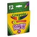 Bulk Savings Pricing 1 | Crayola 684112 3.3 mm 2B Short-Length Colored Pencil Set - Assorted Lead and Barrel Colors (12/Set) image number 1