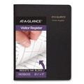  | AT-A-GLANCE 80-580-05 10.88 in. x 8.38 in. 60-Sheets Visitor Register Book - Black Cover image number 0
