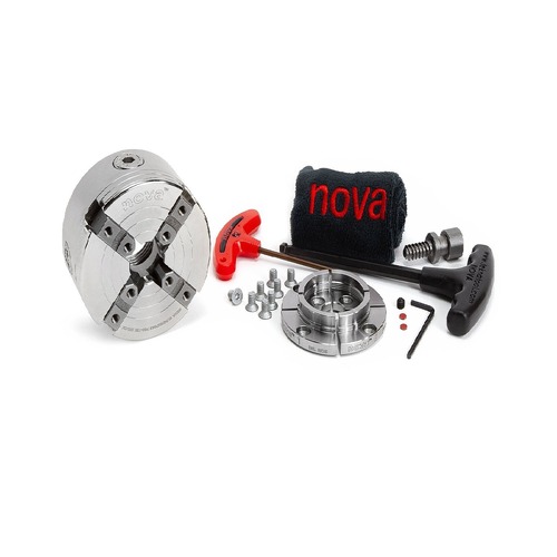 Lathe Accessories | NOVA 23262 13-Piece PRO-TEK SUPERNOVA2 Insert Type Wood Turning Chuck and Jaws Set image number 0