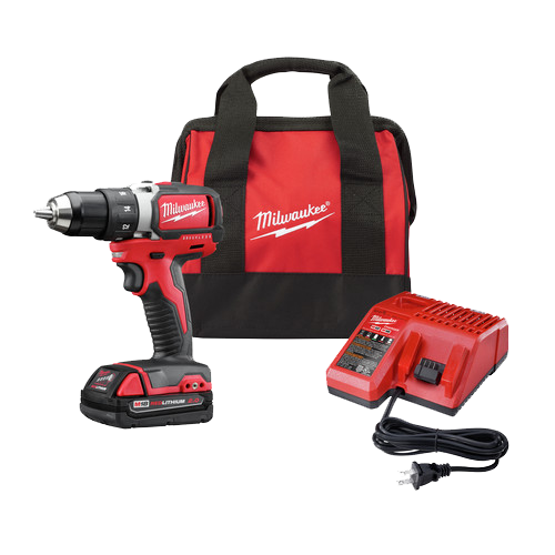 Milwaukee 2701-21P M18 Compact Brushless Drill Driver with Battery, Bag, and Starter Kit Milwaukee 2701-21P M18 Compact Brushless Drill Driver with Battery, Bag, and Starter Kit