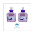 Hand Soaps | Boardwalk 5361-02-GCE00LP 1200 mL Lavender Foam Soap Refill - Cranberry Scent (2/Carton) image number 2