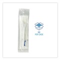 Bulk Savings Pricing 2 | Boardwalk BWK3KITMW 3-Piece Fork/Napkin/Salt Packet Utensil Set - White (500/Carton) image number 5