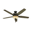 Ceiling Fans | Hunter 54062 60 in. Valerian Casual Brittany Bronze Barnwood Indoor Ceiling Fan with 2 Lights image number 7