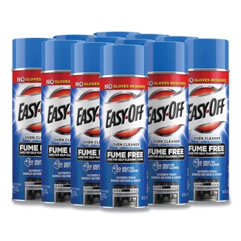EASY-OFF 14.5 oz. Aerosol Spray Fume-Free Oven Cleaner - Lemon Scent (12/Carton)
