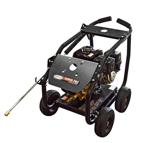 Pressure Washers | Simpson 65203 4000 PSI 3.5 GPM Direct Drive Medium Roll Cage Professional Gas Pressure Washer with AAA Pump image number 0