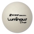 Toys | Champion Sports RXLUMSET Rhino Skin 6.3 in. Diameter Luminous Dodgeball Set - Luminous White/Blue (6/Set) image number 8