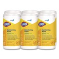Disinfectants | Clorox 15948 7 in. x 8 in. 1-Ply Disinfecting Wipes - Lemon Fresh, White (75/Canister, 6/Carton) image number 0