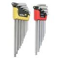 Hand Tool Sets | Wiha Tools 66982 22-Piece ErgoStar Ball End Inch, Metric Hex L-Key Set image number 0