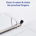 Binders & Binding Supplies | Avery 68054 11 in. x 8.5 in. 1 in. Capacity 3 Rings Framed View Heavy-Duty Binders - Black (12/Carton) image number 2