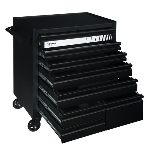 Sunex 8060mb Premium 41 In 8 Drawer Service Cart Matte Black